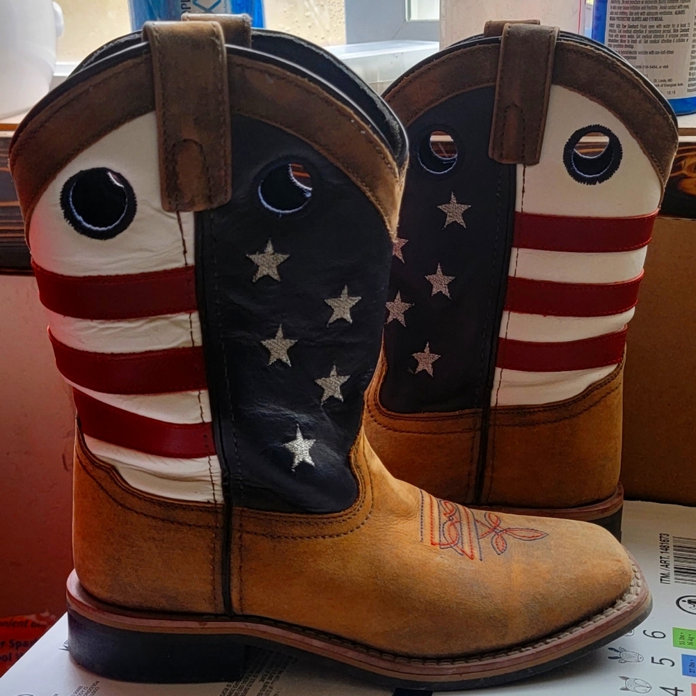 American flag cowboy boots